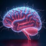 Brain Stroke Treatment in Jaunpur showing a detailed illustration of the human brain affected by neurological activity